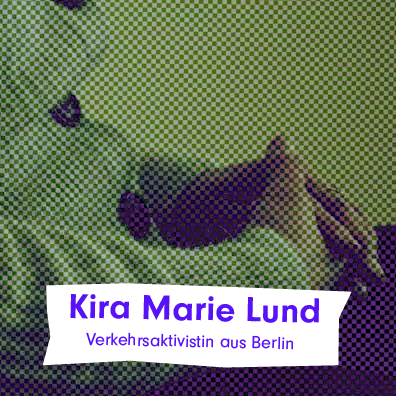 Ein Bild von Kira Marie Lunds Händen, einer Verkehrsaktivistin aus Berlin.