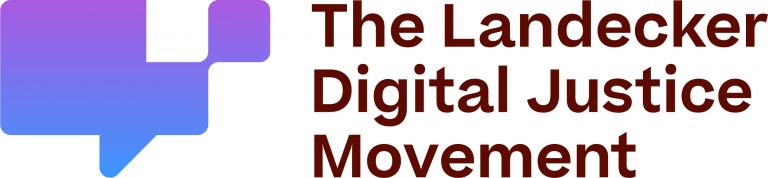Logo The Landecker Digital Justice Movement