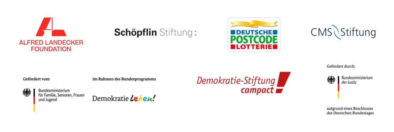 HateAid-Foerderpartner-2023 Logos der Förderpartner*innen 2023