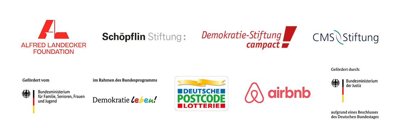 Logos der Förderpartner*innen 2023