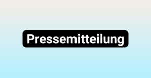 HateAid Pressemitteilung - Bild mit blauer Hintergrundfarbe und der Aufschrift "Pressemitteilung"