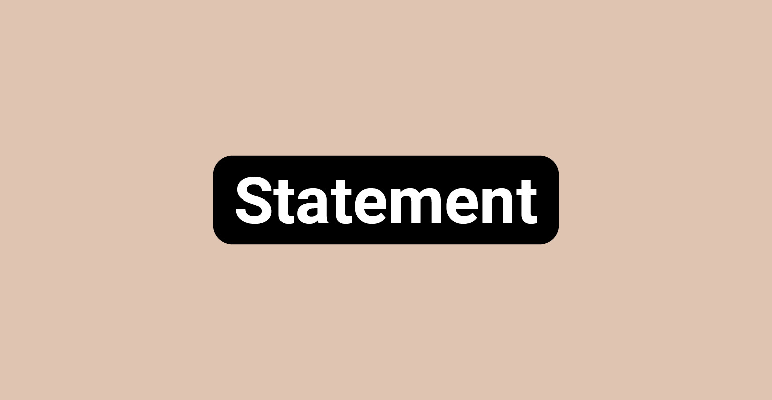 HateAid Stellungnahmen & Open Letters - Platzhalterbild für das Archive mit sandiger Hintergrundfarbe und der Aufschrift "Pressemitteilung"
