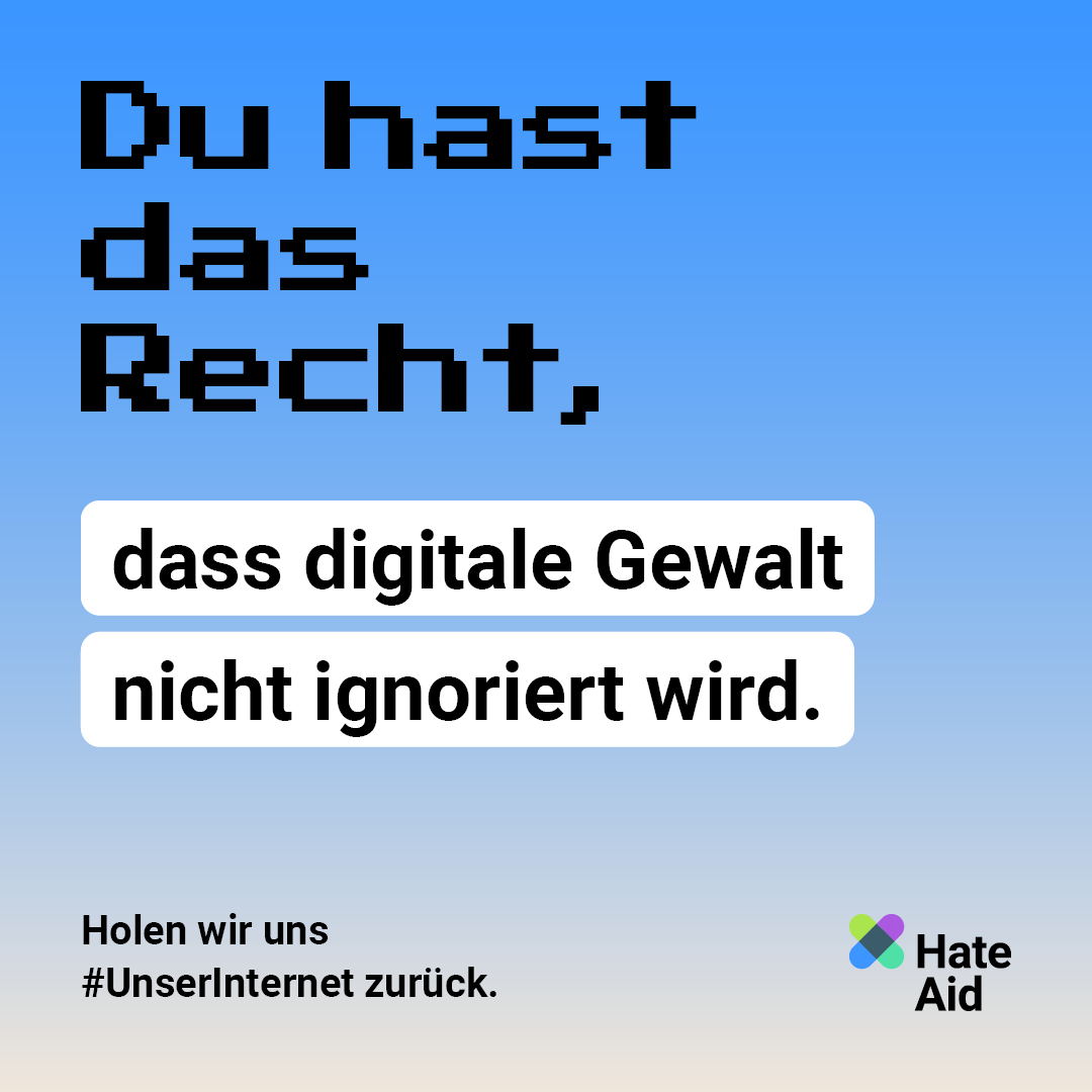 HateAid Menschenrechtskampagne #UnserInternet - Social Media Kit - ohne Foto