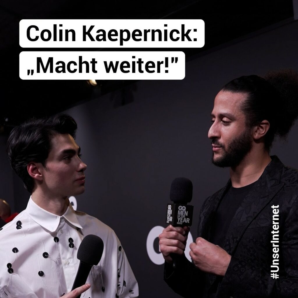 Colin Kaepernick: „Macht weiter!” #UnserInternet