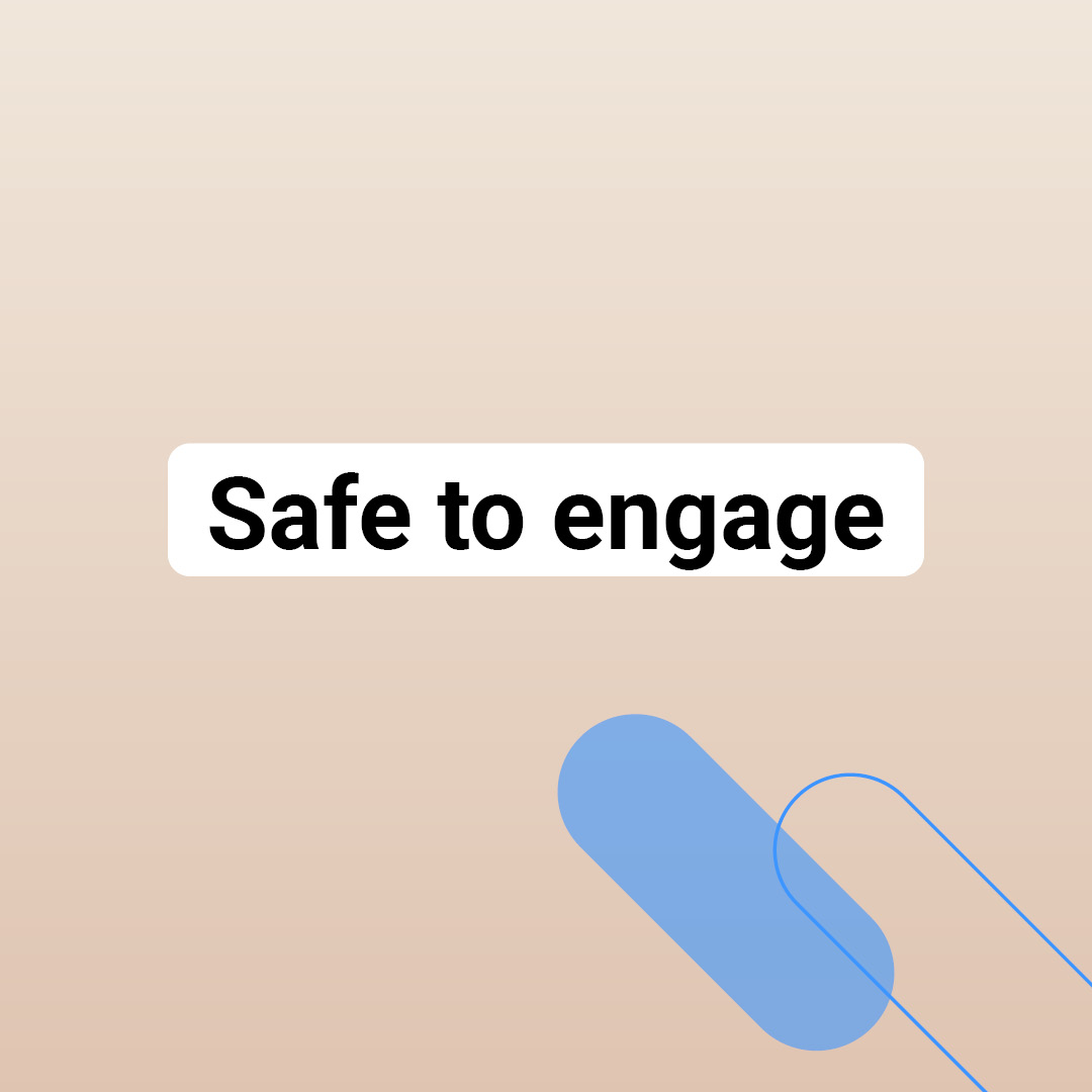 Safe to engage - Beitragsbild mit selbigem Schriftzug